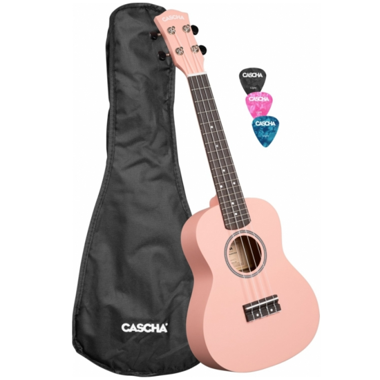 Cascha CUC107 Linden Pink koncert ukulele