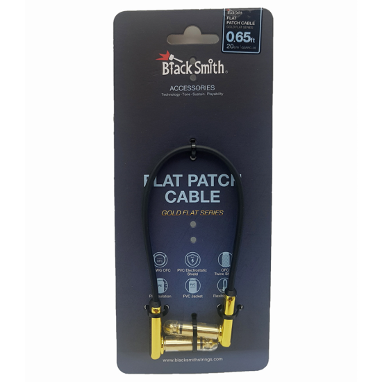 Blacksmith Gold Series Lapos Patch kábel 20cm