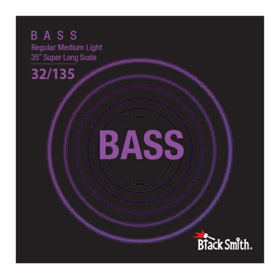 Blacksmith Bass 32-135 Extra Long húrkészlet
