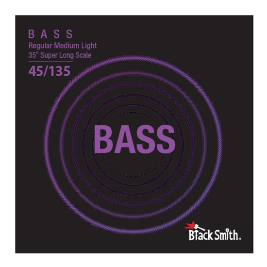 Blacksmith Bass 45-135 Extra Long húrkészlet