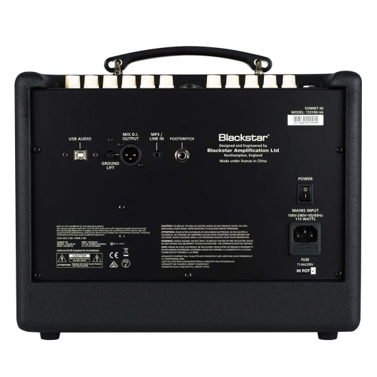 Blackstar Sonnet 60 Black akusztikus gitárkombó