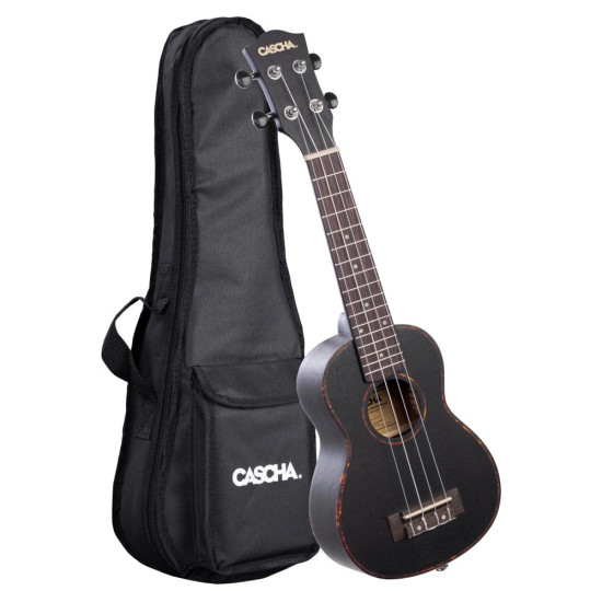 Cascha HH 2262 Premium Black Szoprán ukulele