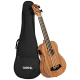 Cascha HH 2175 Natural ukulele bass tokkal