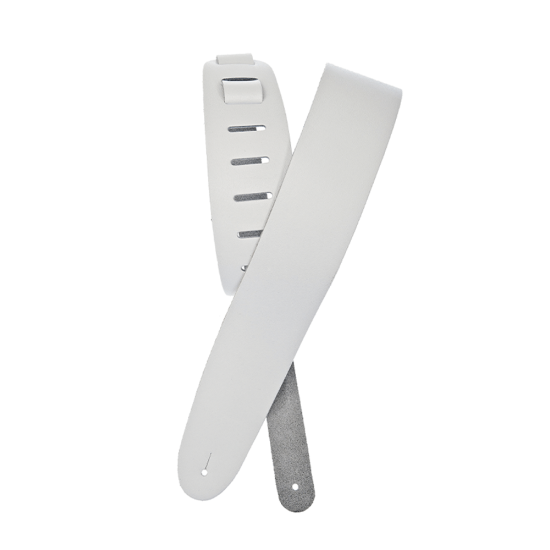 D'Addario 25BL02 Basic Leather fehér heveder