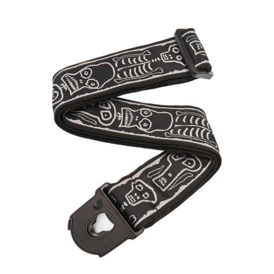 D'addario 50PLJS01 Joe Satrani Planet Lock Skull N Bones heveder