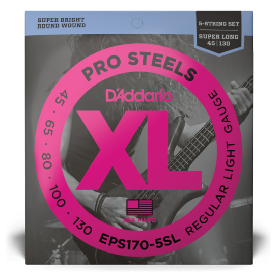 D'addario EPS170-5SL Pro Steel 45-130 Super Long basszusgitár húr
