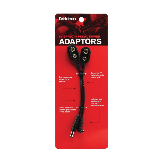 D'Addario PW-9VPC-02 9 voltos elem adapter