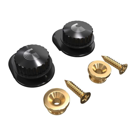 Planet Waves by D'addario PW-SLS-03 Strap Lock - Gold