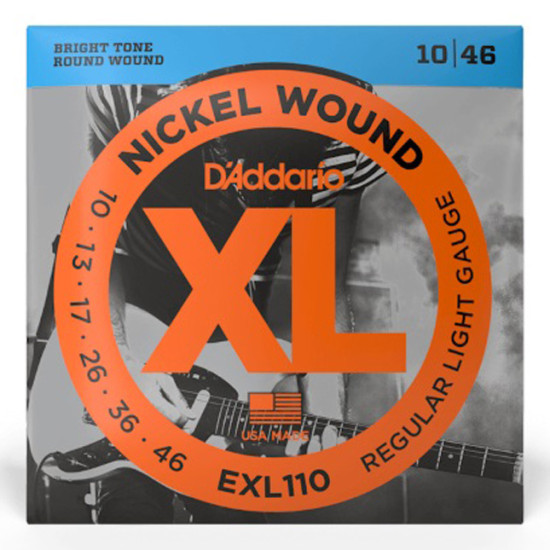 D'addario EXL110 Nickel 10-46 Regular Light