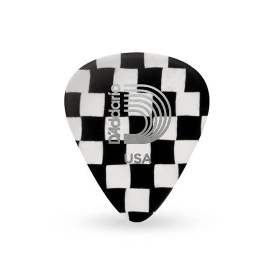 D'addario 1CCB4-25 Celluloid pengető .70mm Checkerboard