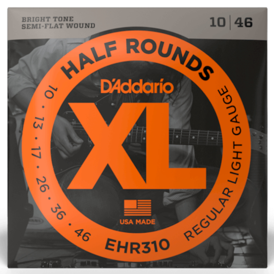 D'addario EHR310 Half Round 10-46 Regular Light