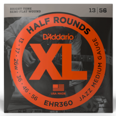 D'addario EHR360 Half Round 13-56 Jazz Medium