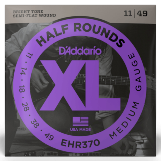D'addario EHR370 Half Round 11-49 Medium