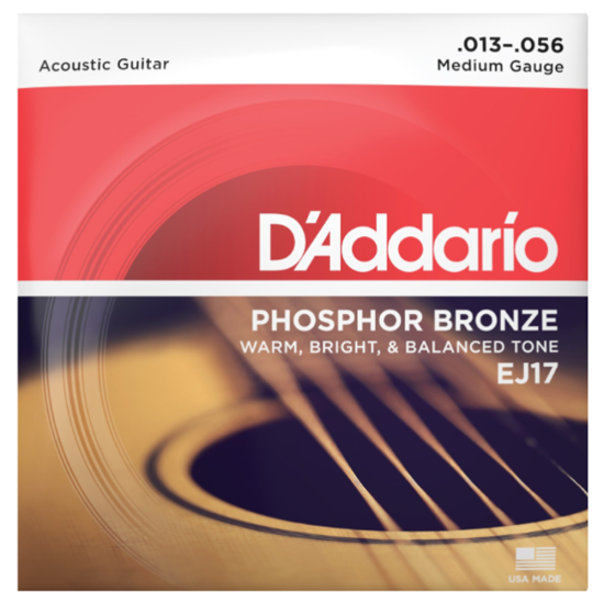 D'addario EJ17 Phosphor bronz 13-56