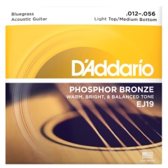 D'addario EJ19 Phosphor bronz 12-56