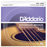 D'addario EJ26 Phosphor bronz 11-52