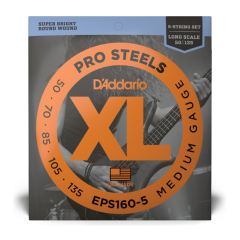 D'addario EPS160-5 Pro Steel 50-135 basszusgitár húr