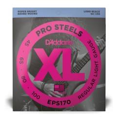 D'addario EPS170 Pro Steel 45-100 basszusgitár húr
