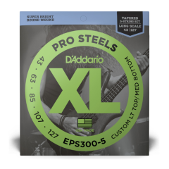 D'addario EPS300-5 Pro Steel 43-127 basszusgitár húr