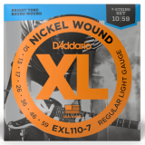 D'addario EXL110-7 Nickel 10-59 Regular Light