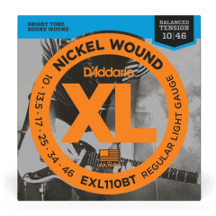 D'addario EXL110BT Nickel 10-46 Regular Light Balanced Tension