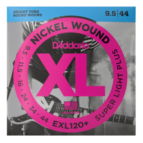 D'addario EXL120+ Nickel 09,5-44 Super Light Plus