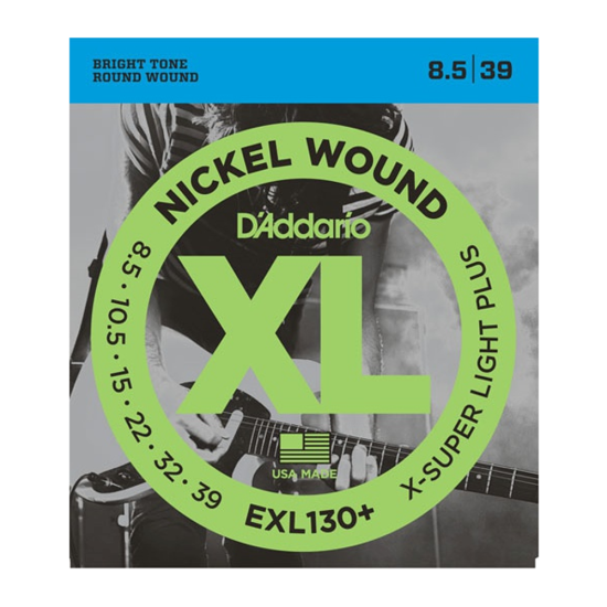 D'addario EXL130+ Nickel 08,5-39 Extra Super Light Plus