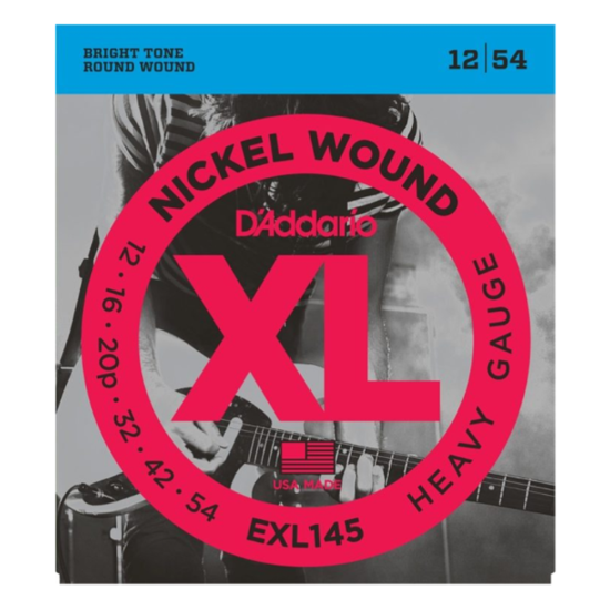 D'addario EXL145 Nickel 12-54 Heavy