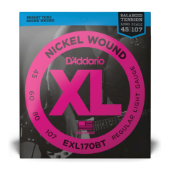 D'addario EXL170BT 45-100 Balanced Tension basszusgitár húr