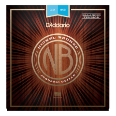 D'addario NB Nickel Bronz 12-52BT Balanced tension akusztikus gitárhúr
