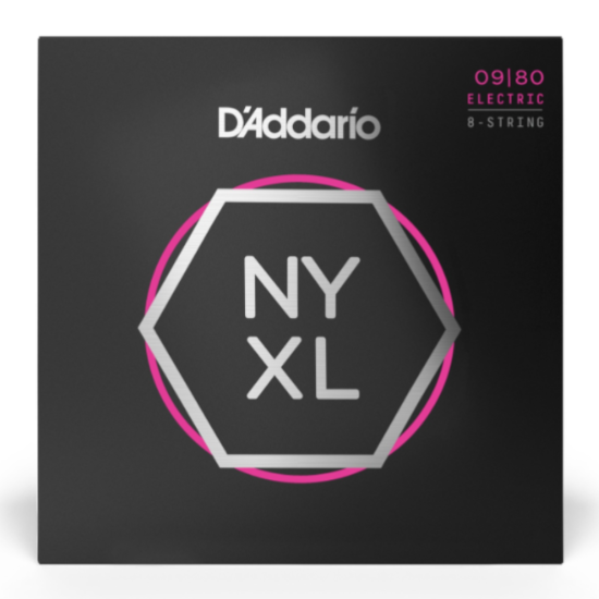 D'addario NYXL 09-80 (8 húros) Super Light