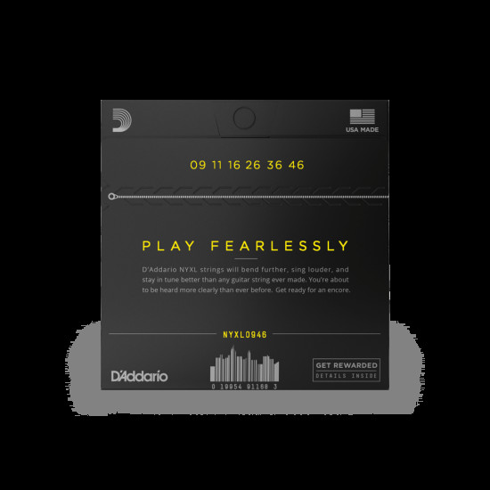 D'addario NYXL 09-46 Light Top/Regular Bottom