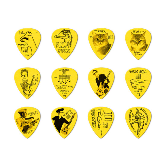 Dunlop PAUL GILBERT CUSTOM TORTEX TIII PICK .73MM pengető