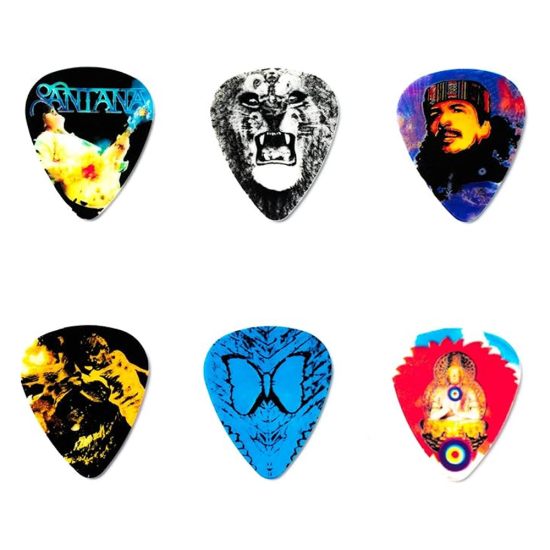 Dunlop SANPT01M Carlos Santana pengető szett díszdobozban - Medium