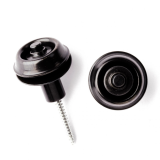 Dunlop SLS1403BK Strap-Lock Dual Design - Fekete