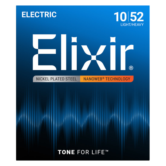 Elixir NanoWeb (12077) 10-52 Light-Heavy elektromos húrkészlet