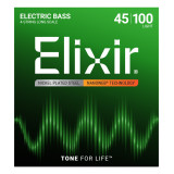 Elixir NanoWeb (14052) 045-100 Light basszusgitár húrkészlet