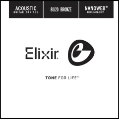 Elixir NanoWeb 80/20 Bronze akusztikus gitárhúr .022