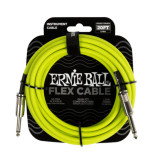 Ernie Ball 6419 Flexcable 6m gitárkábel zöld