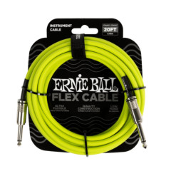 Ernie Ball 6419 Flexcable 6m gitárkábel zöld
