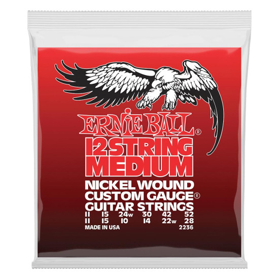 Ernie Ball 2236 Nickel Wound 11-52 12-húros medium szett