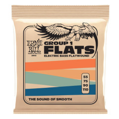 Ernie Ball 2802 Flatwound Bass Group I 55-110