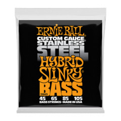 Ernie Ball 2843 Stainless Steel Hybrid Slinky 45-105 basszusgitár húr