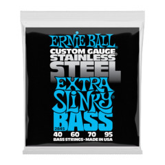 Ernie Ball 2845 Stainless Steel Extra Slinky 40-95 basszusgitár húr