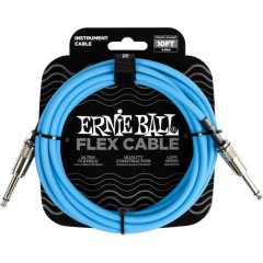 Ernie Ball 6412 Flexcable 3m gitárkábel kék