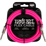 Ernie Ball 6413 Flexcable 3m gitárkábel  rózsaszín