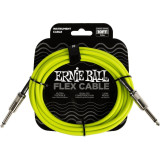 Ernie Ball 6414 Flexcable 3m gitárkábel zöld
