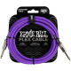 Ernie Ball 6415 Flexcable 3m gitárkábel lila