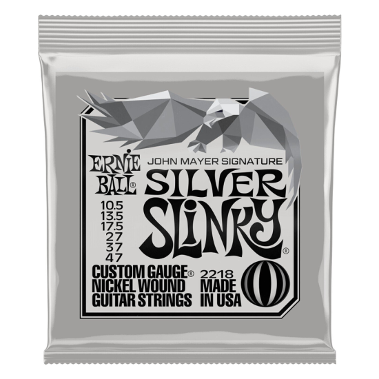 Ernie Ball 2218 John Mayer Signature Silver Slinky húrkészlet 10,5-47