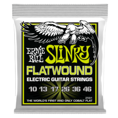 Ernie Ball 2591 Flatwound Regular Slinky 10-46